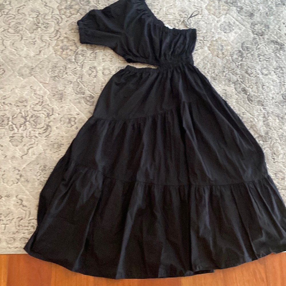 Mango Black Maxi Dress